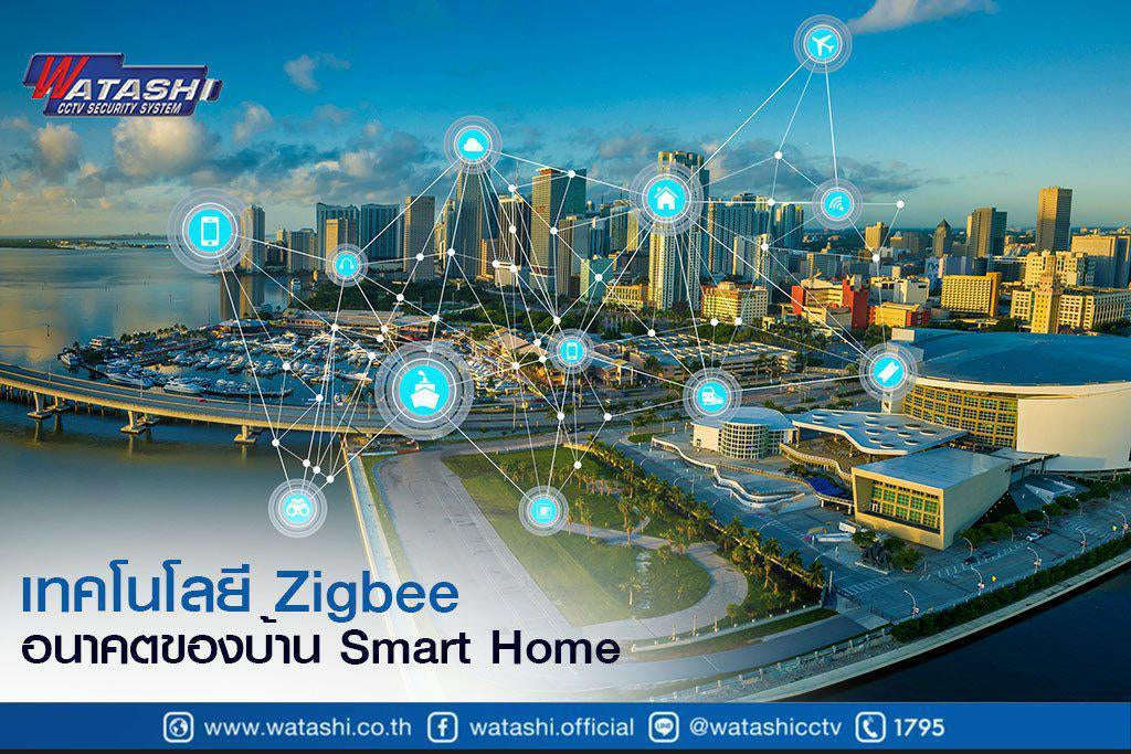 IOT+Zigbee-เทคโนโลยี Zigbee อนาคตของบ้าน Smart Home-กล้องวงจรปิด-Watashi CCTV