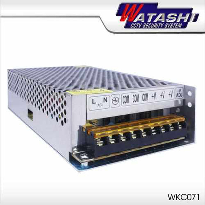 WKC071 CCTV Power Supply 12V 20A ชุดจ่ายไฟ กล้องวงจรปิด Watashi-Power Supply-กล้องวงจรปิด-Watashi CCTV