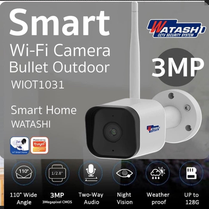 สินค้ามาใหม่ : WIOT1031 กล้อง WIFI ภายนอก โดนน้ำโดนแดด ได้ ชัด 3 ล้าน ชัดมากๆ