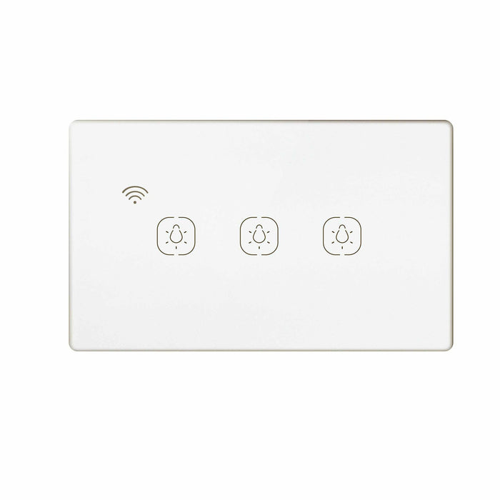 Wi-Fi Switch เปิด-ปิดไฟ รุ่น WIOT3002-04 สวิทซ์ไฟอัจฉริยะ-IOT-กล้องวงจรปิด-3 ช่อง-Watashi CCTV