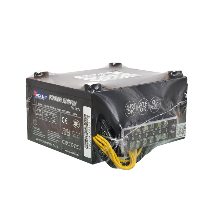 POWER SUPPLY INPUT:220V. 12v/10A. WATASHI #WKC062A
