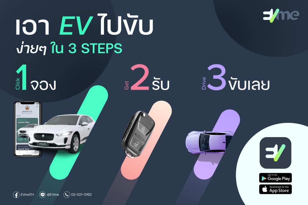 EVme แอปฯดังที่ให้คุณได้สัมผัสประสบการณ์ EV Experience สุด Exclusive ก่อนซื้อรถ เพื่อการตัดสินใจที่ดีขึ้น