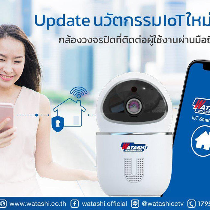 IOT+Zigbee-Update นวัตกรรม IoT ใหม่ล่าสุด!! ปี 2020-กล้องวงจรปิด-Watashi CCTV