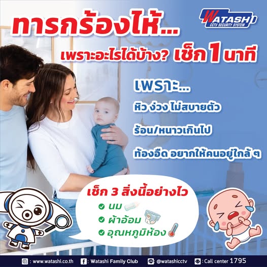 เพราะลูกไม่ได้แค่ร้อง แต่กำลัง “บอกอะไรบางอย่าง” — ฟังและเข้าใจด้วยกล้อง Watashi วาตาชิ