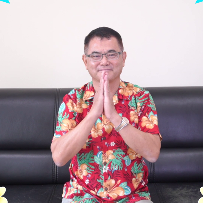 คุณ ชอง ทอง ซิ ประธานบริษัท TCT Watashi Group อวยพรเทศกาลสงกรานต์