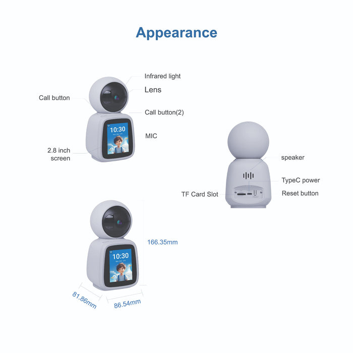 Watashi IoT รุ่น WIOT1052DT-A2 | กล้อง Intercom CCTV 2 ล้านพิกเซล คมชัด พร้อมประกันศูนย์ไทย