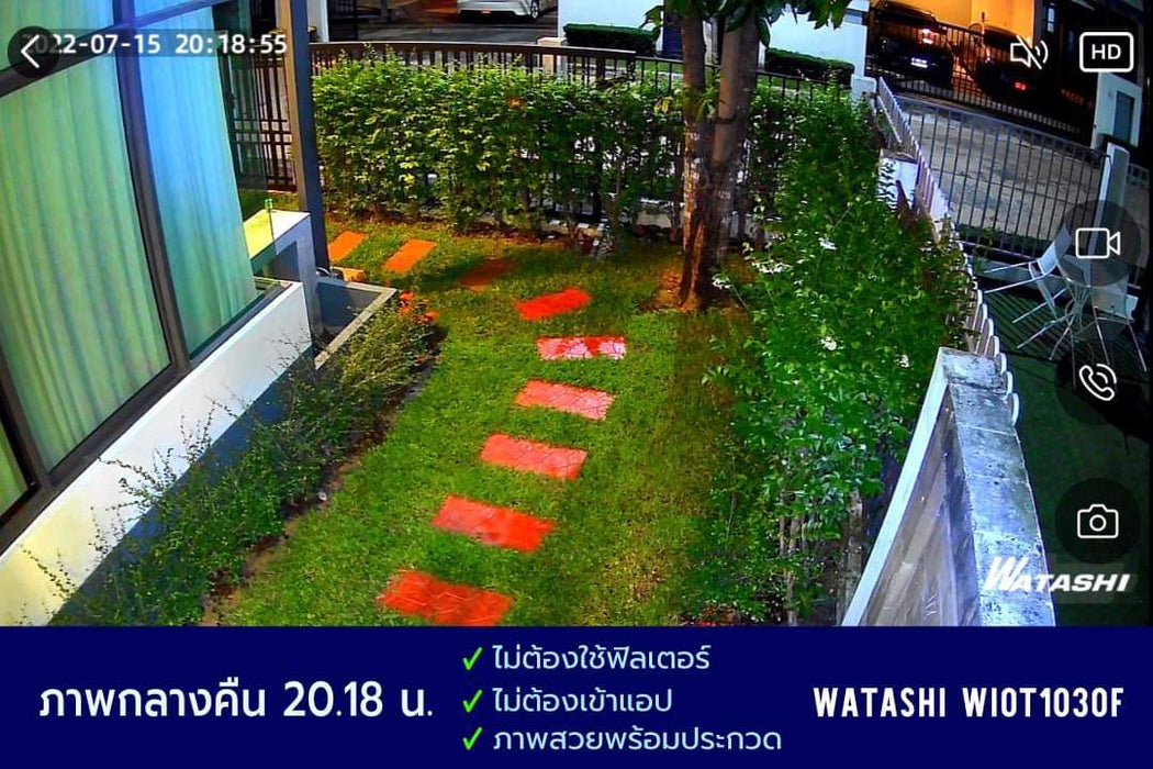 สินค้ามาใหม่ ปี2023 !! กล้องวงจรปิด Full Color ไร้สาย รุ่น WIOT1030FD-3M APP#Watashi IOT