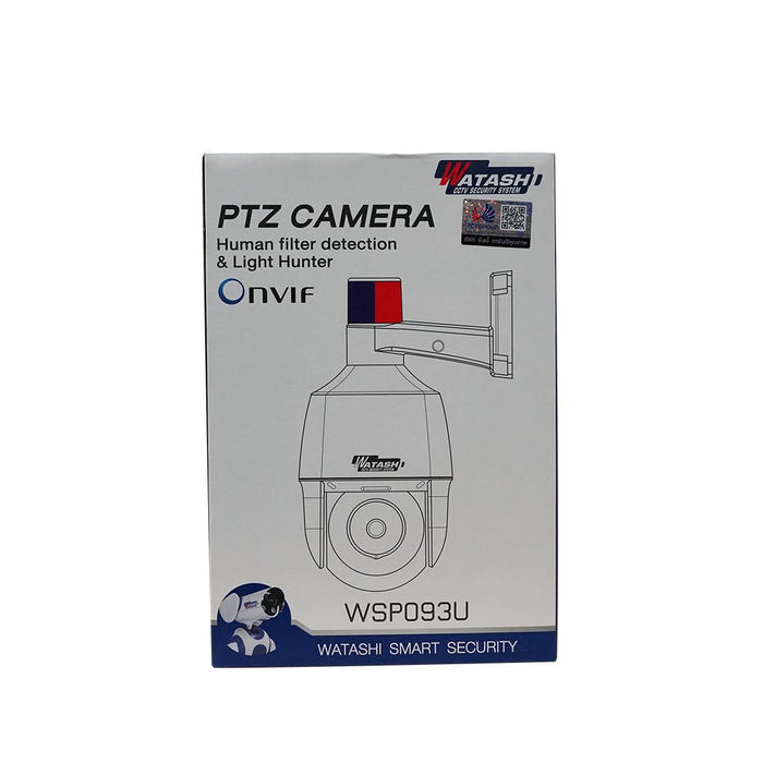 กล้องสปีดโดม (PTZ) รุ่น WSP093U #กล้องติดไซเรนตำรวจ #2MP #Optical Zoom 4X #IR 50m #แอพ Watashi touch