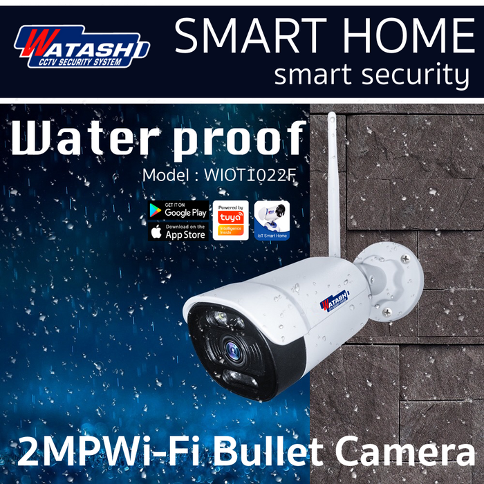 New Product !! กล้องวงจรปิด Full Color ไร้สาย รุ่น WIOT1022F APP#Watashi IOT